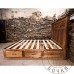 Кровать под старину из массива дерева "Дарина"