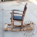 Кресло качалка деревянное из массива под старину