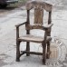 Кресло под старину из массива дерева декоративный