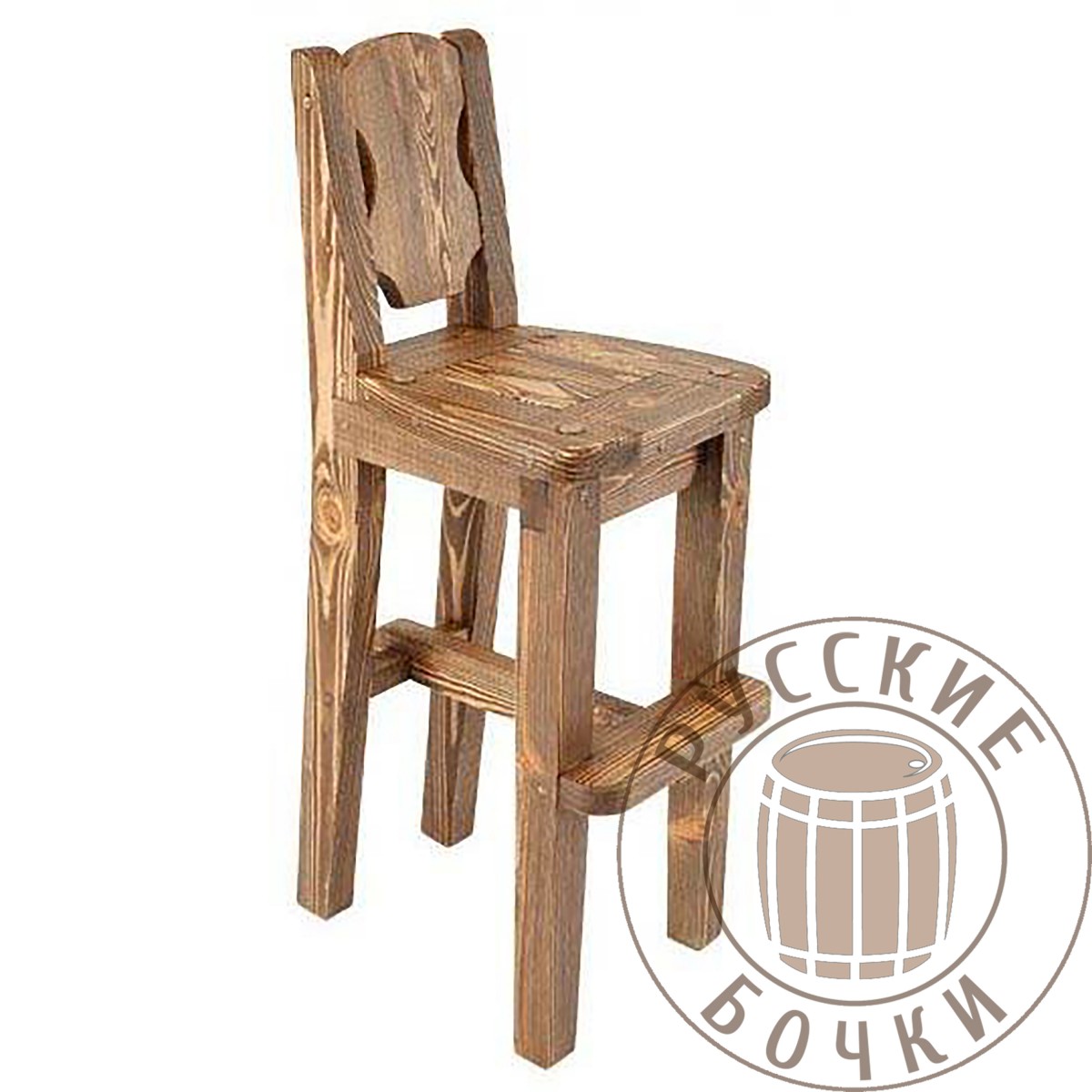 Деревянный барный стул своими руками